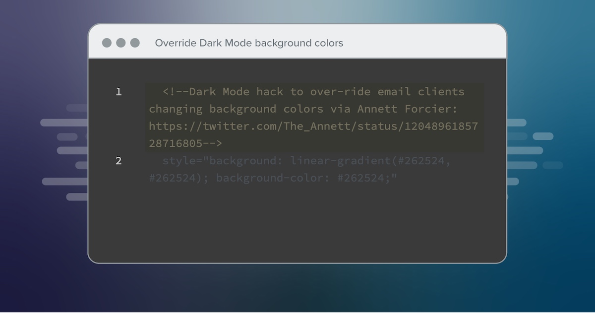 Override Dark Mode background colors