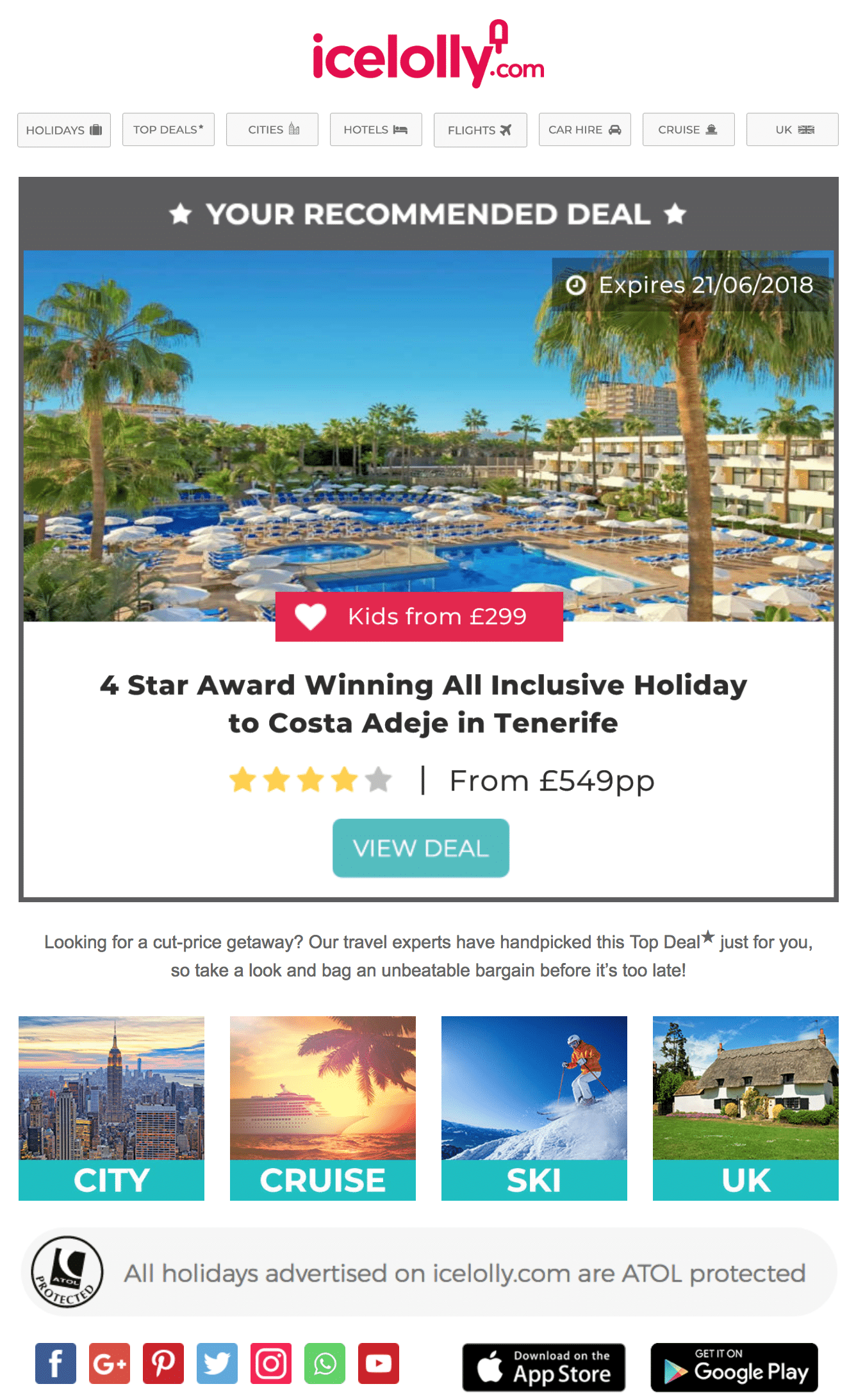 email example from icelolly.com