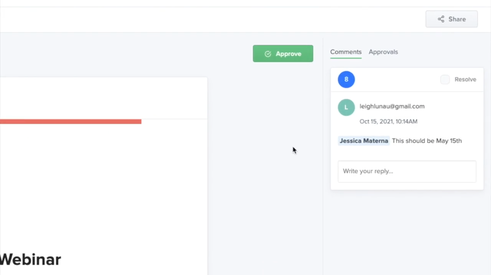 Screenshot of login less proofing